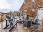 The perfect place to BBQ and have a meal on the deck or sit around the gas fire pit.